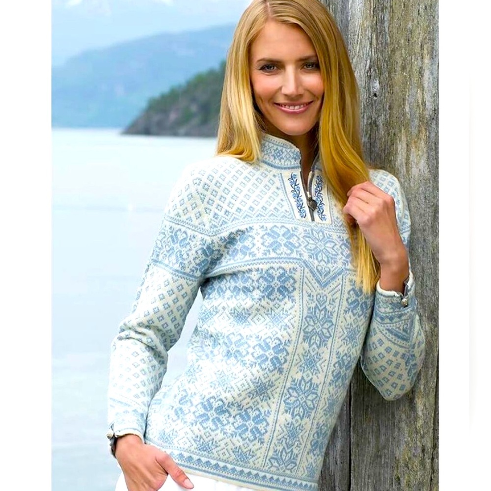 Dale Of Norway Olympic Design 2006 Wool Sweater Size Small